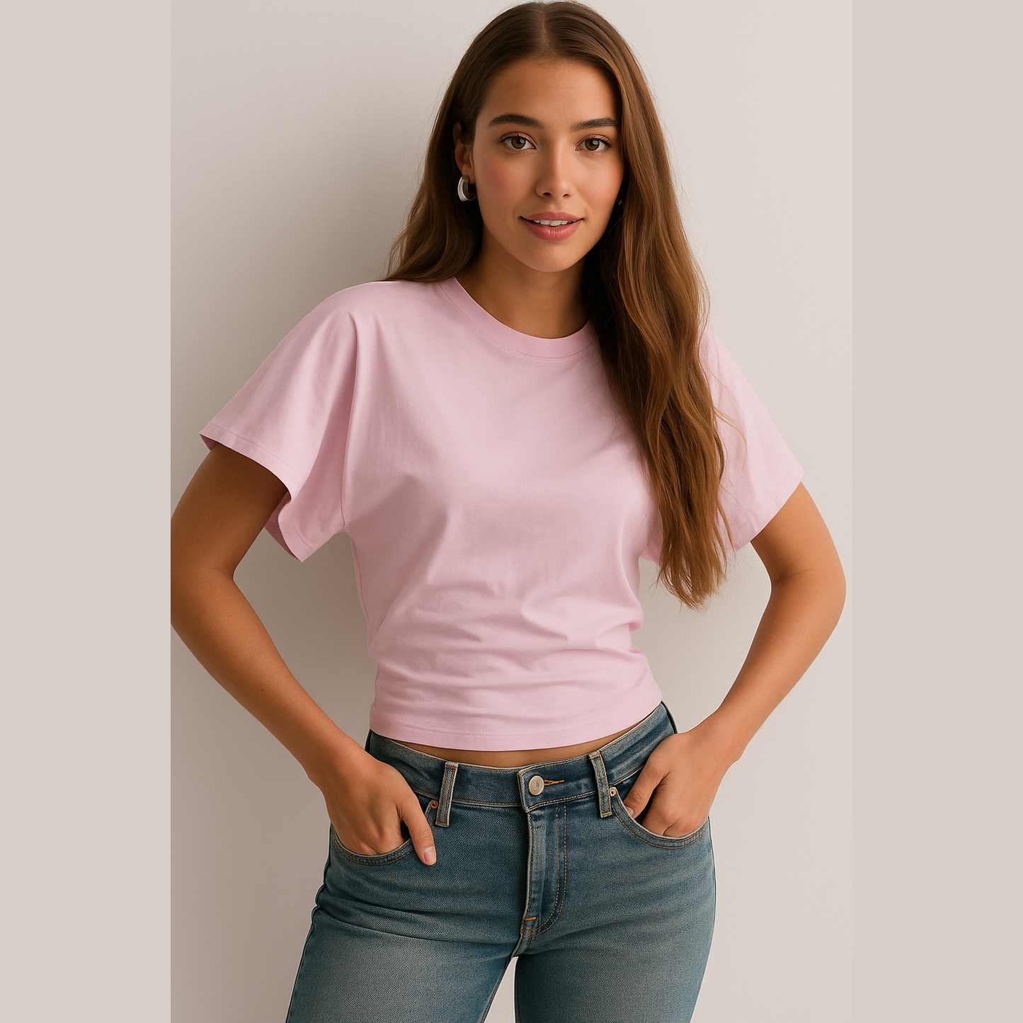 Mila | Draperad Topp med Fladderärm