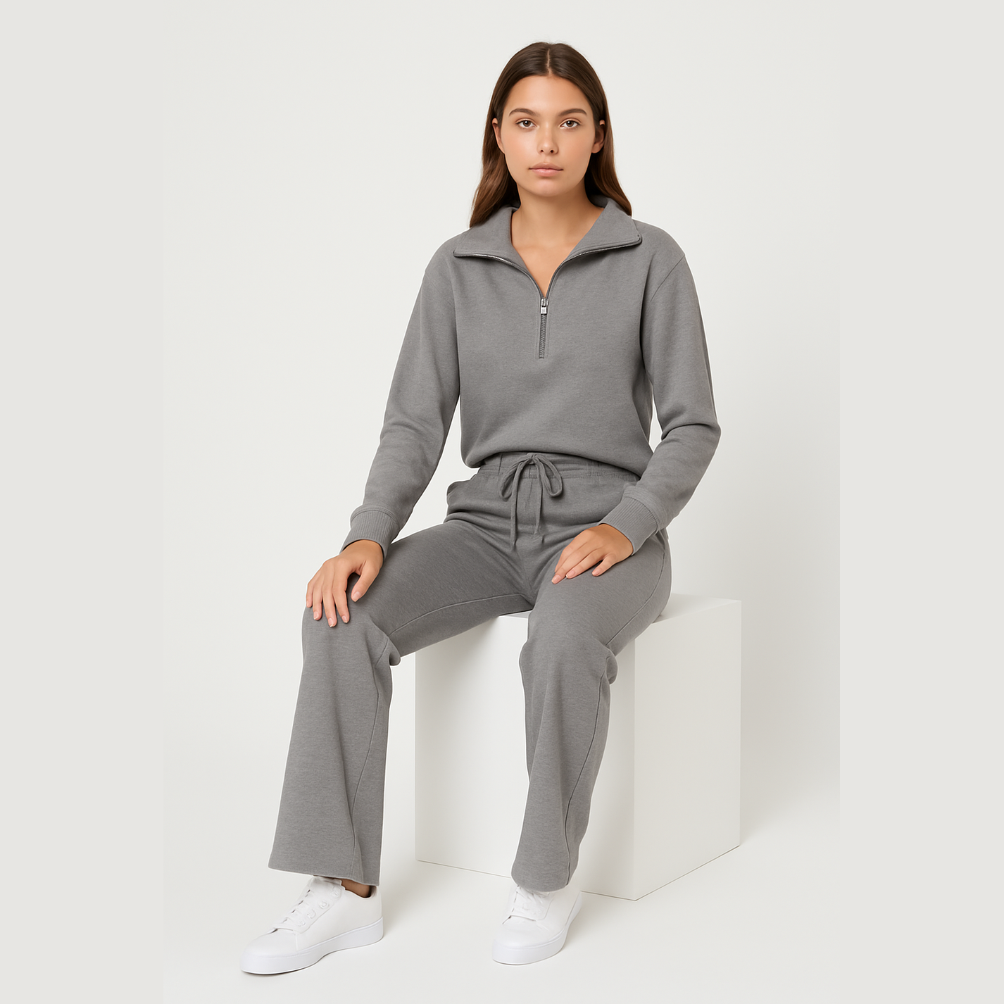 Alma | Mjuk Lounge-set med Vida Byxor