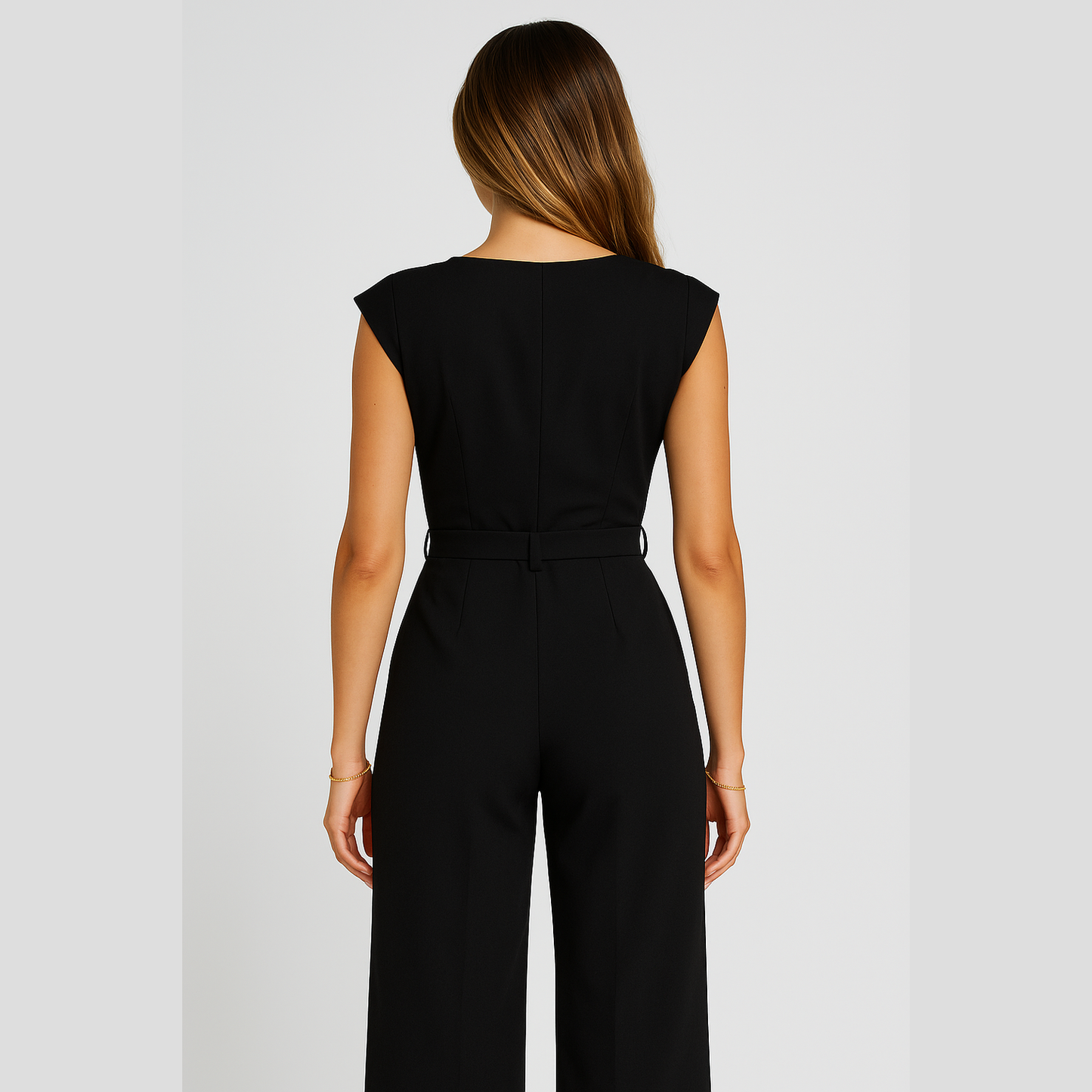 Nova | Sleek Jumpsuit med Markerad Midja