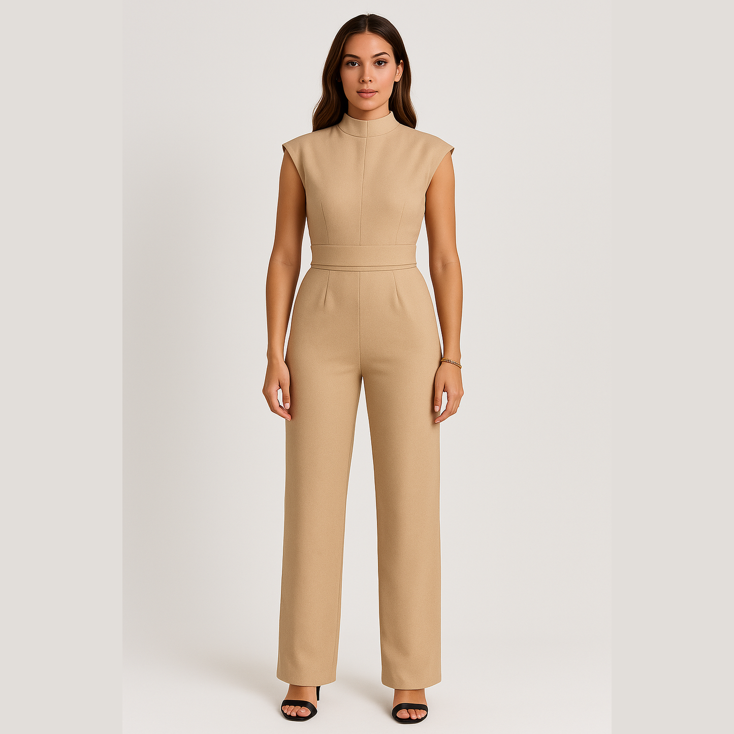 Nova | Sleek Jumpsuit med Markerad Midja