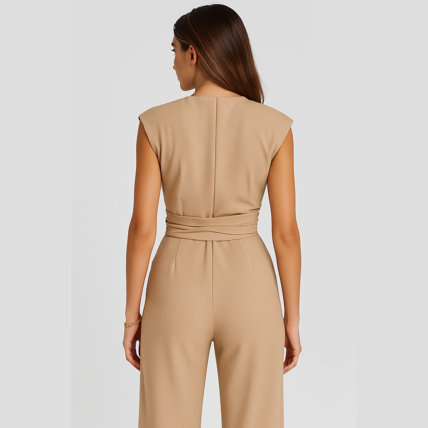 Nova | Sleek Jumpsuit med Markerad Midja
