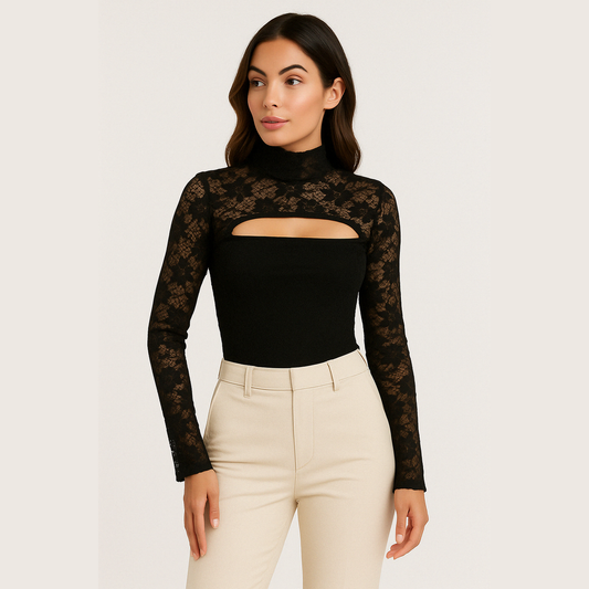 Luna | Cut-Out Spetsblus