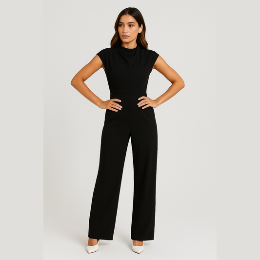 Nova | Sleek Jumpsuit med Markerad Midja